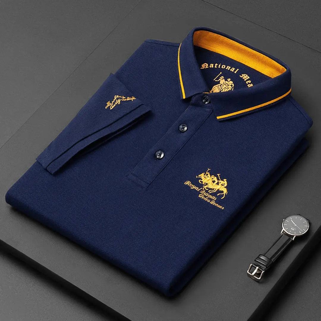 Etozil | Miękka koszulka polo z eleganckimi haftami