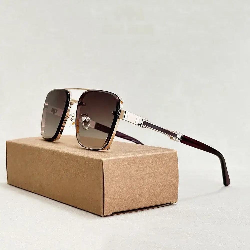 Etozil | Okulary przeciwsłoneczne typu aviator Gradient z ochroną UV400