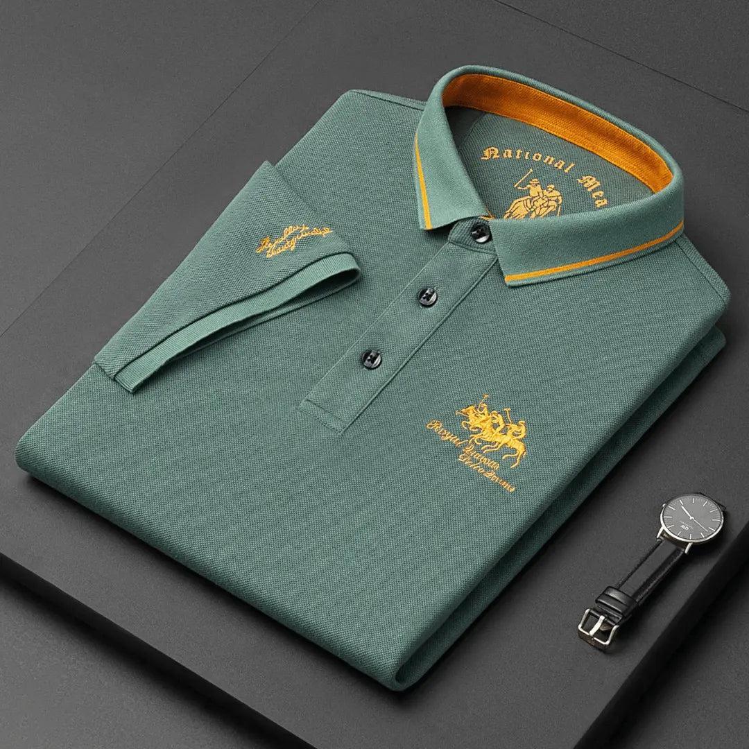 Etozil | Miękka koszulka polo z eleganckimi haftami