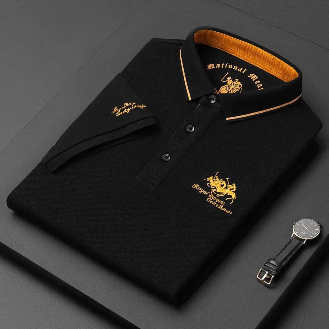 Etozil | Miękka koszulka polo z eleganckimi haftami