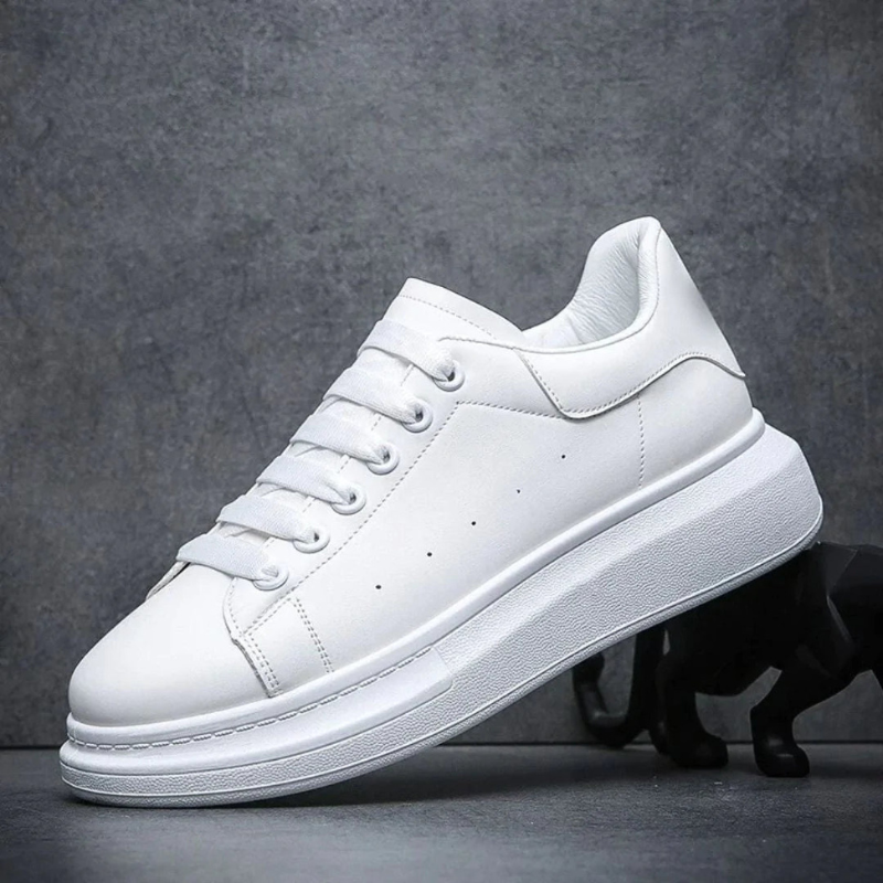 Paweł | Sneakersy męskie skórzane - zdjęcie 3